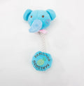 Plush rope dog toy with animal design featuring squeaker and cotton rope centre