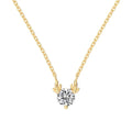 925 silver antlers necklace, women's clavicle chain, gold electroplated finish