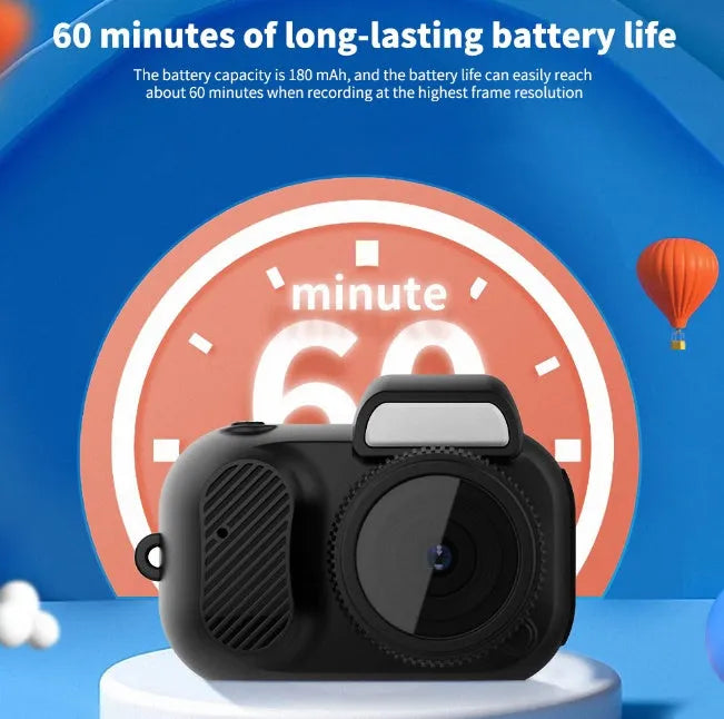 Black Y3000 HD outdoor sports camera with small display screen on a compact body