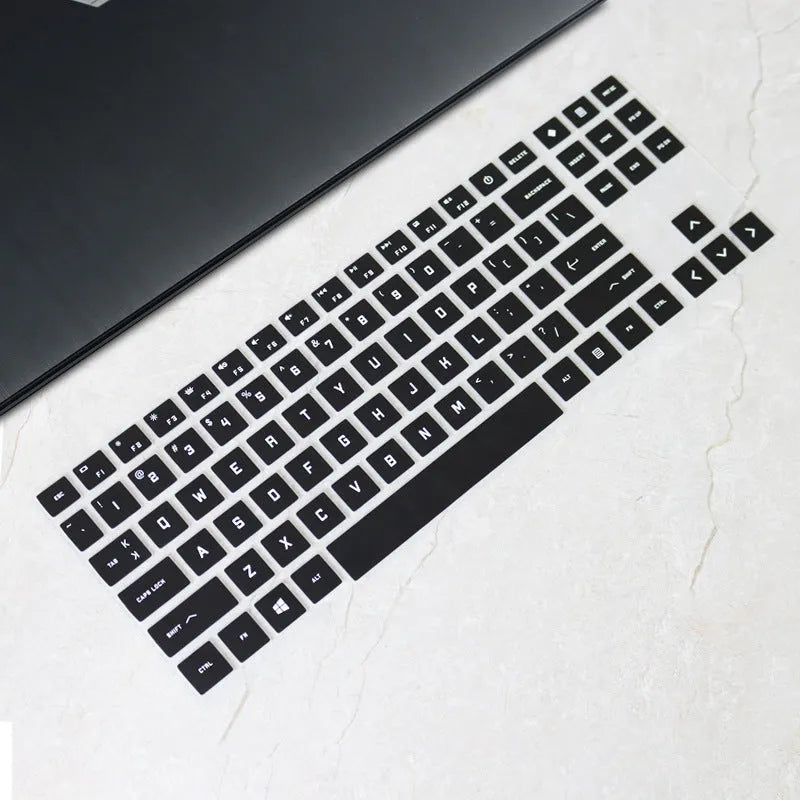 Transparent PVC keyboard membrane for 15.6 inch Shadow Elf 6 Ryzen Edition laptop