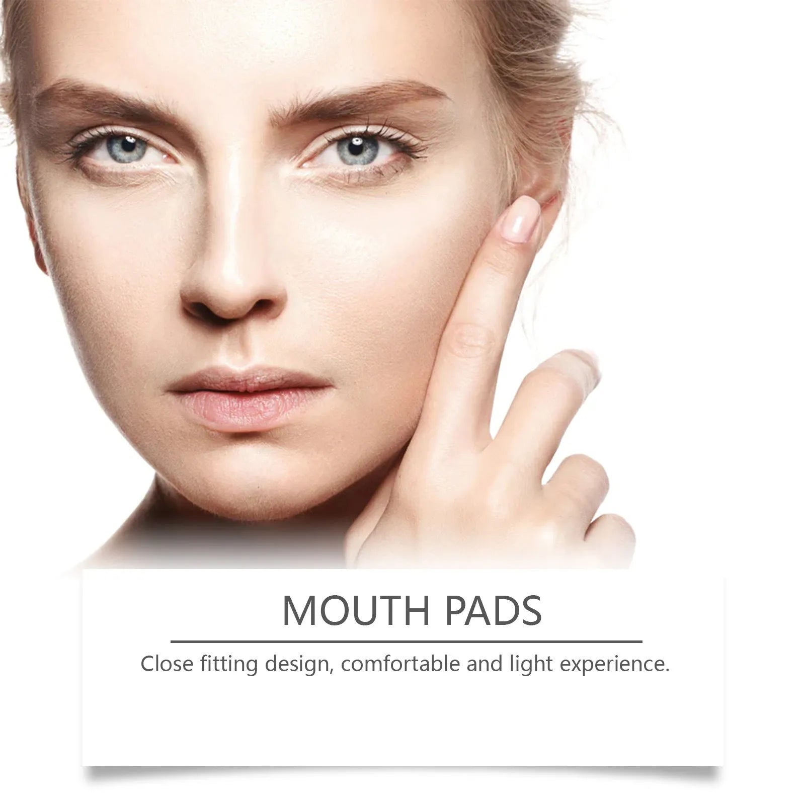 Facial skin firming patches with hyaluronic acid and collagen in 4.7x1x7.8cm size