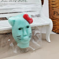 6cm TPR bubble making pinch anger toy in transparent jellyfish colour for stress relief and sensory training