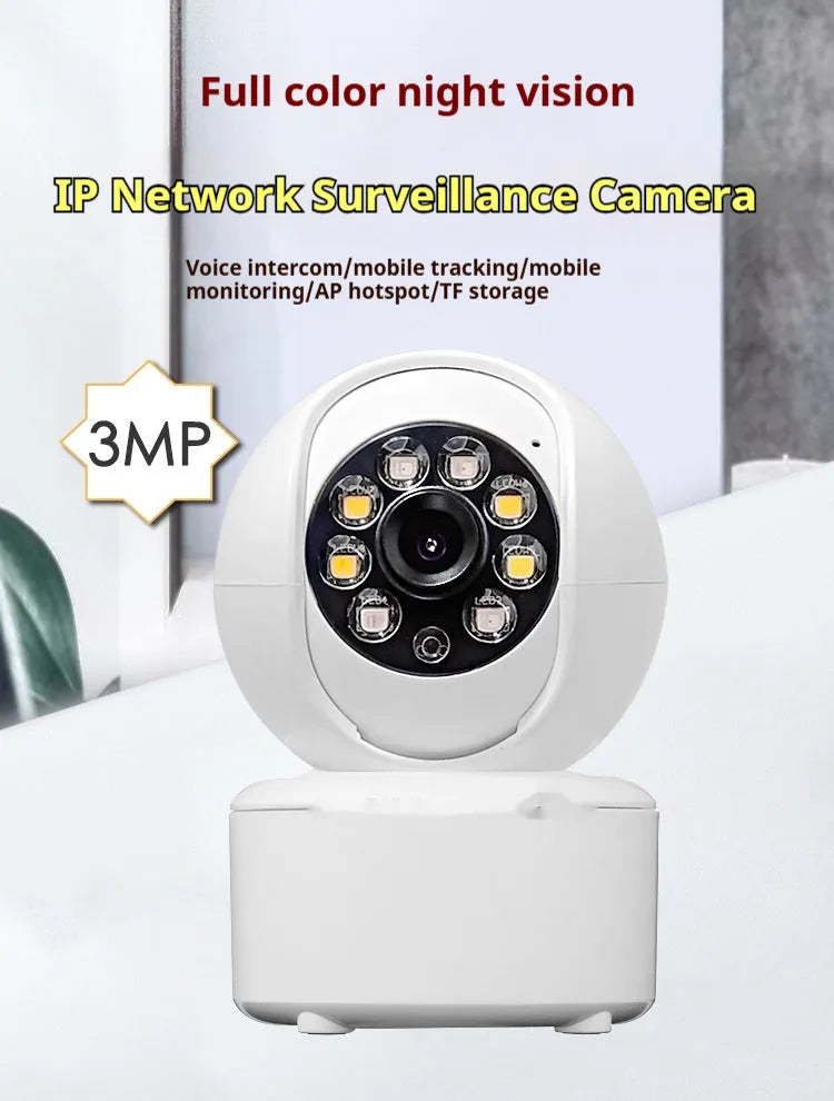 1080p Bluetooth monitoring HD home dual-light panorama camera with ceiling mounted bracket