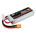 XF Power 14.8 volt 1000mAh 75C 4S graphene lithium drone battery with black XT60 connector.