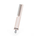 Stainless steel dematting comb for dogs with rake teeth to remove knots and mats