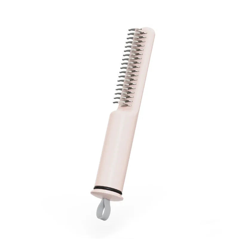 Stainless steel dematting comb for dogs with rake teeth to remove knots and mats