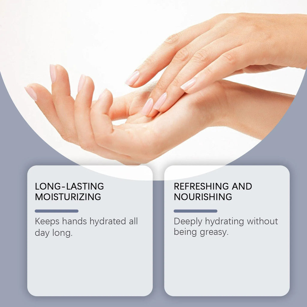 30g tube of moisturising fragrance hand cream with glycerin and hyaluronic acid