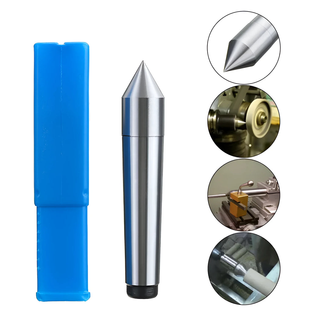 MT2 fixed thimble dead centre 17.78mm high carbon steel silver 60 degree accuracy 0.005