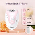 KEDA-216 coloured USB electric hair removal device with brush and charger