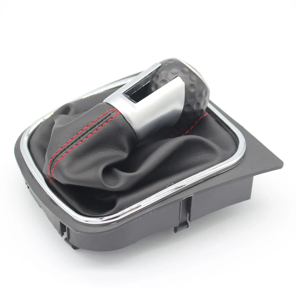Leather gear lever handball cover dust boot for Volkswagen Golf manual transmission cars.