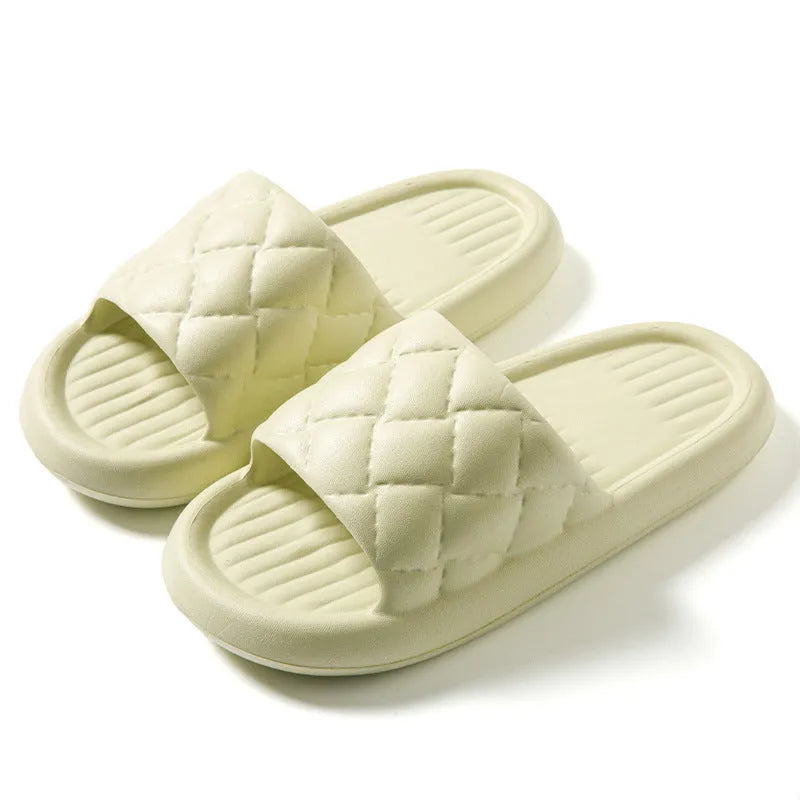 Rhombus EVA home slippers for summer, non-slip floor bathroom slipper, available in multiple colours
