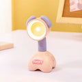 DIY magnetic cartoon desk night light with adjustable lighting in 10.5cm plastic housing