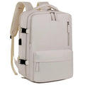 Dry wet separation backpack Oxford cloth polyester lining solid colour beige black gray pink