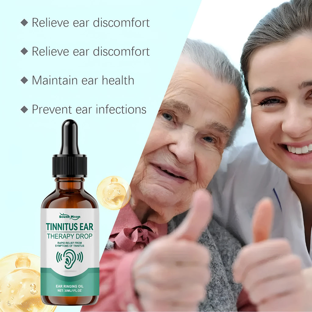 30ml bottle of gentle ear drops for daily cleaning and moisturising to improve comfort