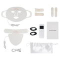 Infrared colour light skin rejuvenation face mask set for home use in black and white colour options