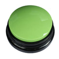 Colourful voice recording button for dog training with record and playback function.