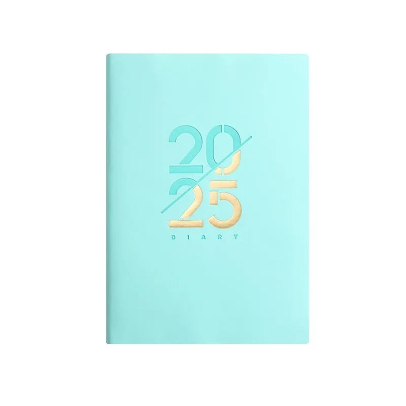 Soft faux leather A5 daily plan schedule book with 150 sheets of Dorian paper in multiple colours