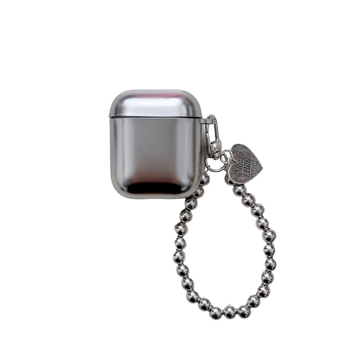 Matte plating protective case for Apple AirPods showing TPU material and electroplating finish.