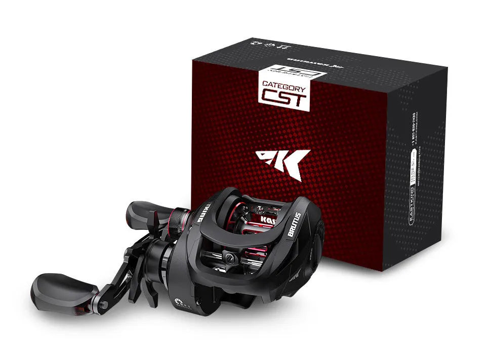 Drip wheel fishing reel showing left and right hand wheel configurations with rocking wheel line mechanism