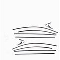 Artz black titanium stainless steel window trim strip, a one-piece moulding for window frames.