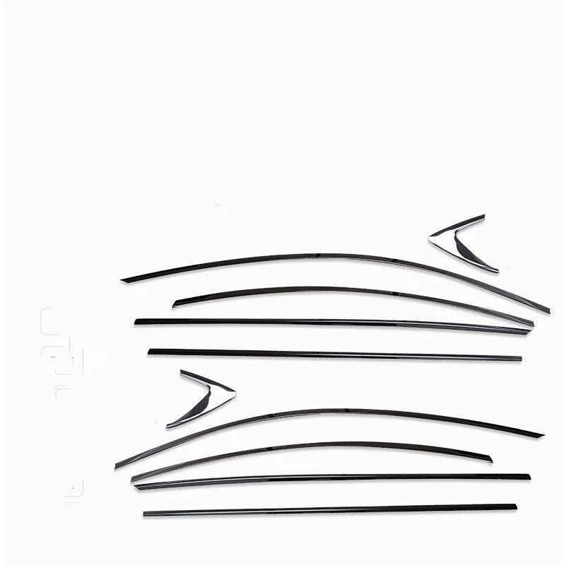 Artz black titanium stainless steel window trim strip, a one-piece moulding for window frames.