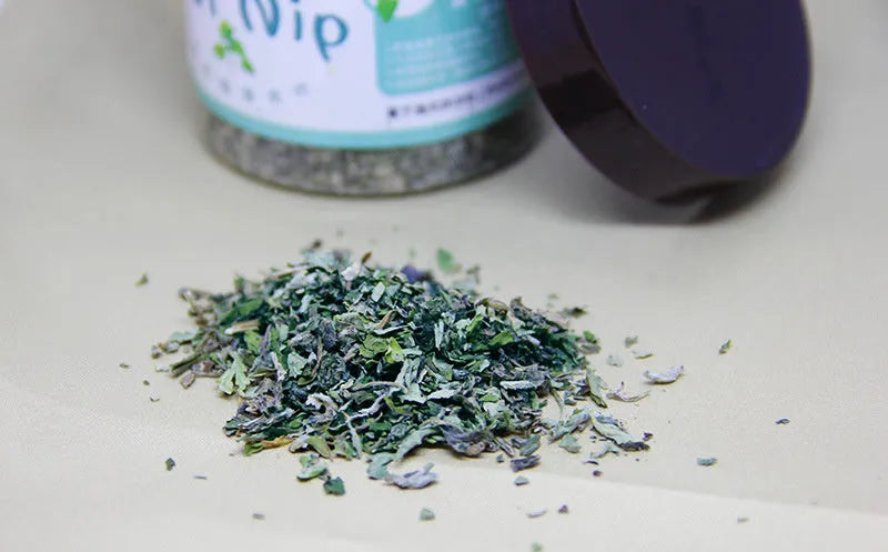 Catnip tea powder depilation ball 280ml bottle with mint powder for cat hairball relief