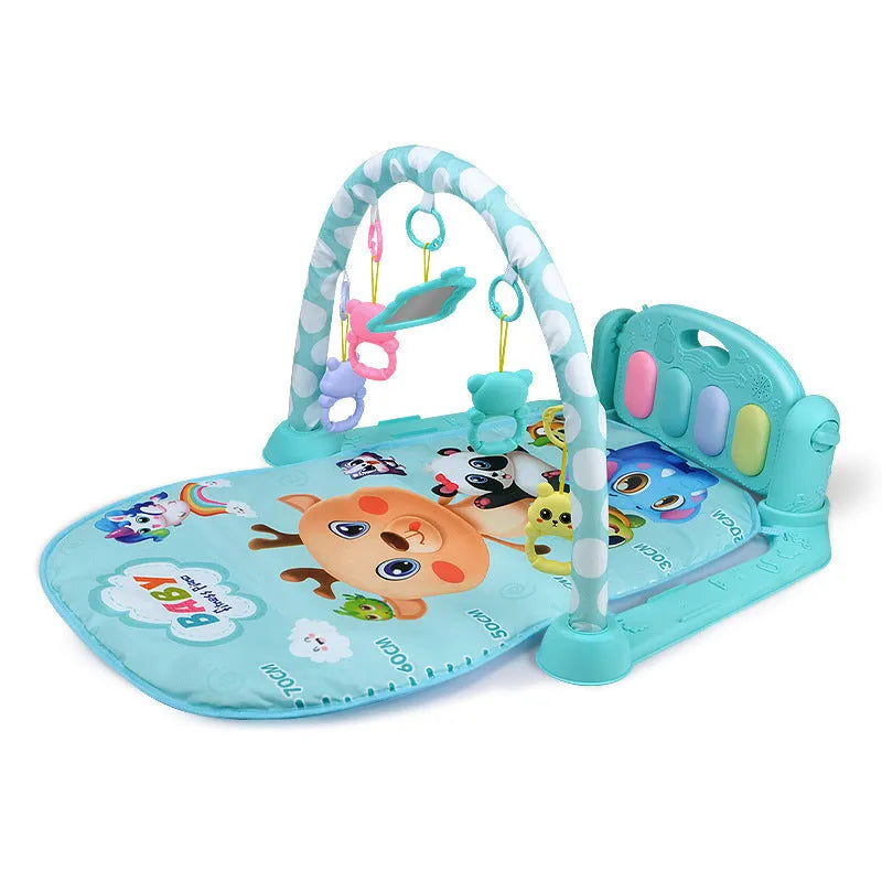 Baby fitness frame pedal piano activity centre for infants with electric sensory features