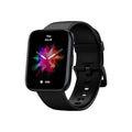 Black GPS sports smart watch with 1.78 inch display and rubber strap showing health metrics interface