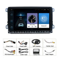 Volkswagen Golf 7 car stereo with 10.1-inch touchscreen showing navigation interface