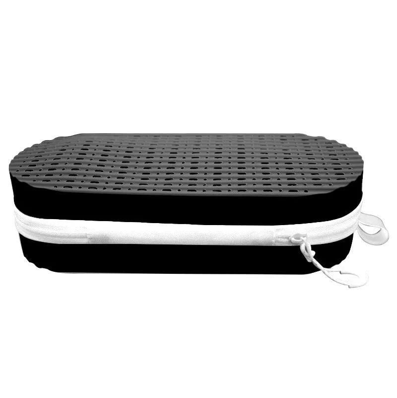 Slim silicone glasses case for spectacles and sunglasses in a choice of colours.