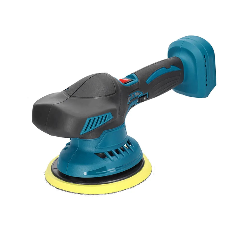 Cordless car polishing machine with 145mm disc and 21v lithium battery