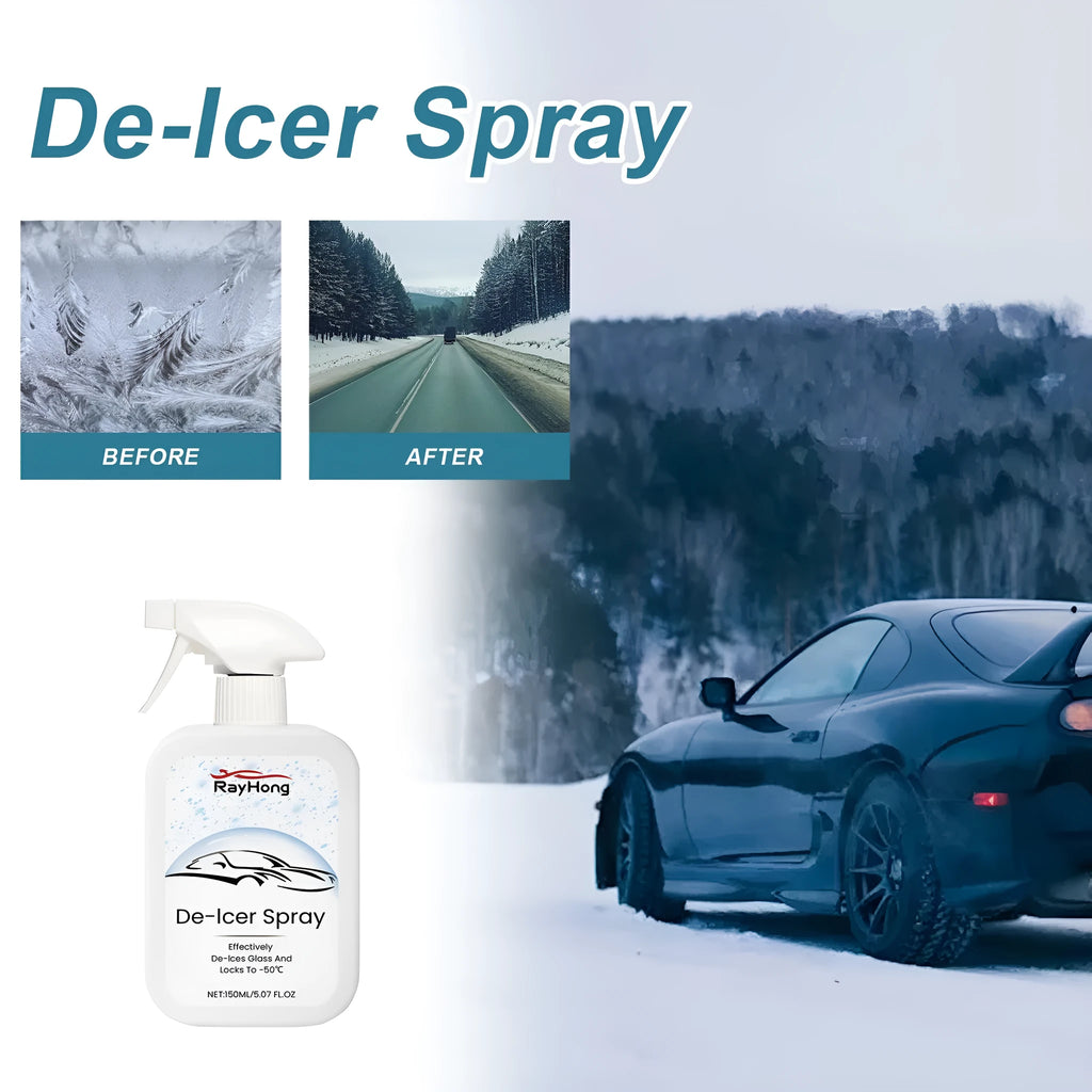 150ml car windscreen de-icer spray bottle for winter ice removal on vehicle windows