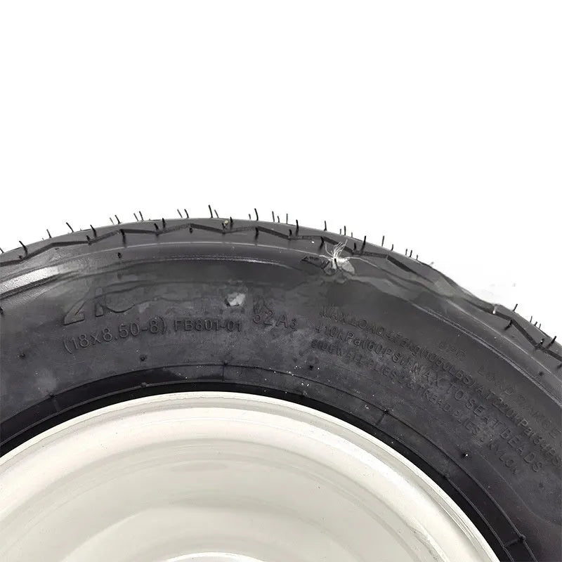 18X8.50-8 vacuum tyre for golf buggy with wheel hub option, 410mm diameter