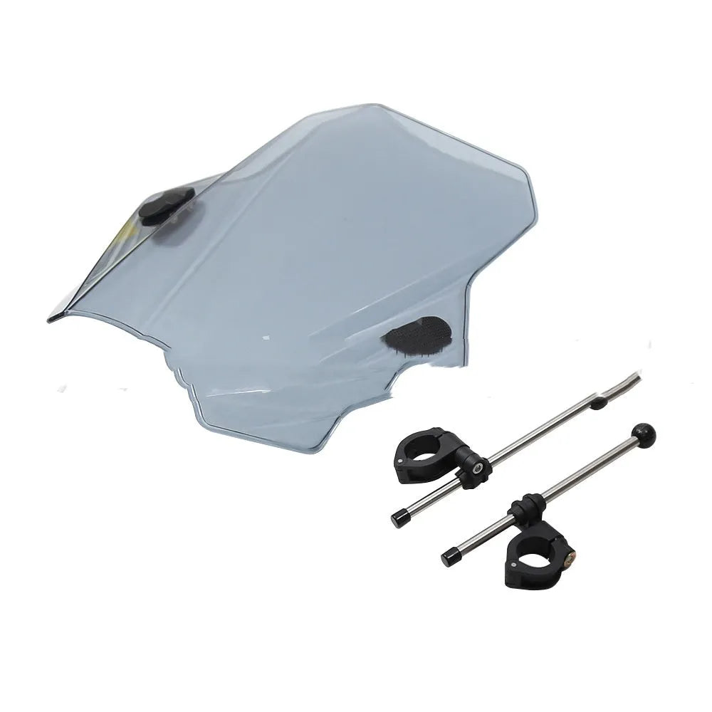 Gray transparent PC motorcycle windscreen for general vehicle models