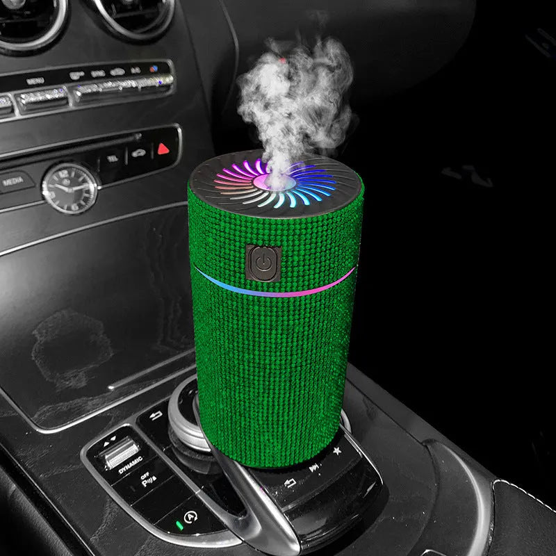 Car USB air humidifier in multiple colours with compact 14cm design