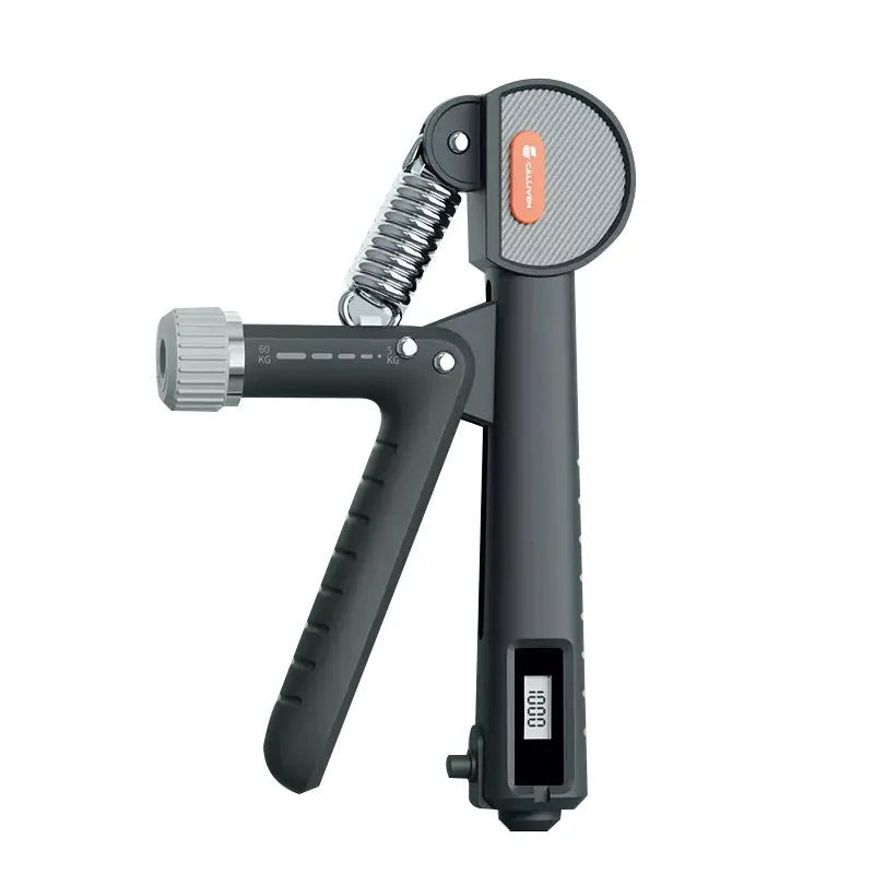 Adjustable count spring grip trainer in ABS plastic with multiple colour options
