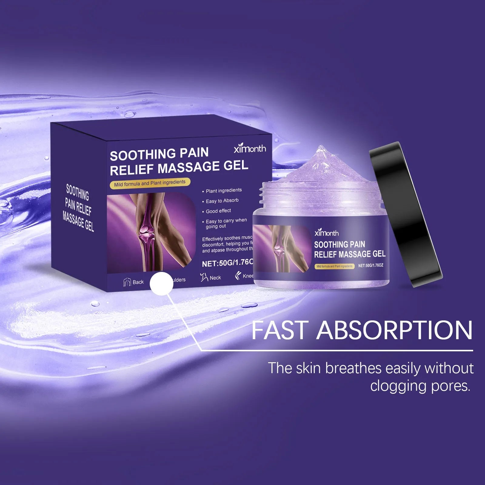 50g tube of Joint Care Gel for topical application on body joints.
