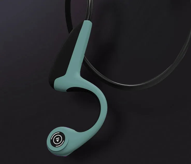 Over ear sports waterproof headphones in grey with Bluetooth 5.0