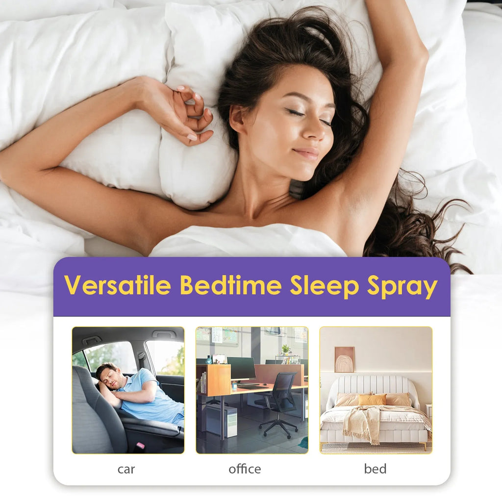 30ml lavender sleep spray bottle for body fatigue relief and bedtime relaxation