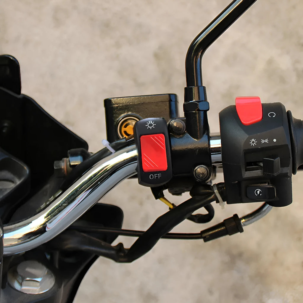 22mm plastic nylon PA6 headlight refitting switch for KTM ATV motorcycle electric vehicle, available in six colours