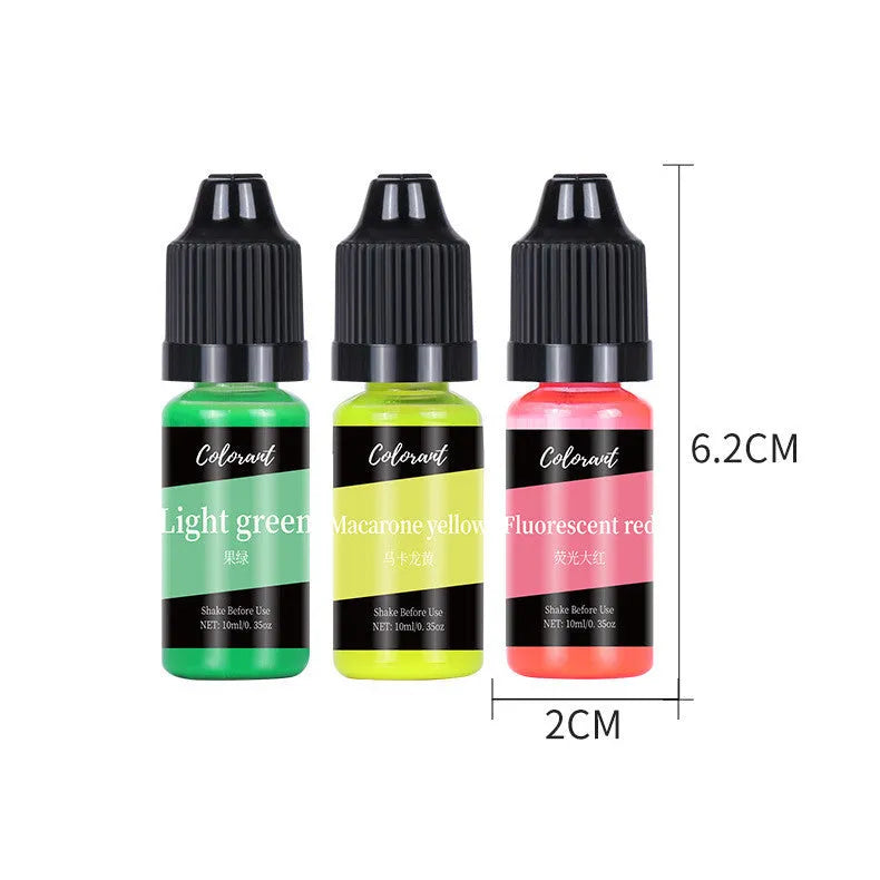 10ml DIY candle and soap colour concentrate bottle with oily toner pigment for craft projects