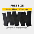 Latex silk waist trainer belt showing 10cm width and length options for women's exercise restraint