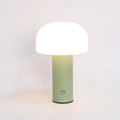 USB table lamp in choice of black, green, orange or white plastic with USB cable
