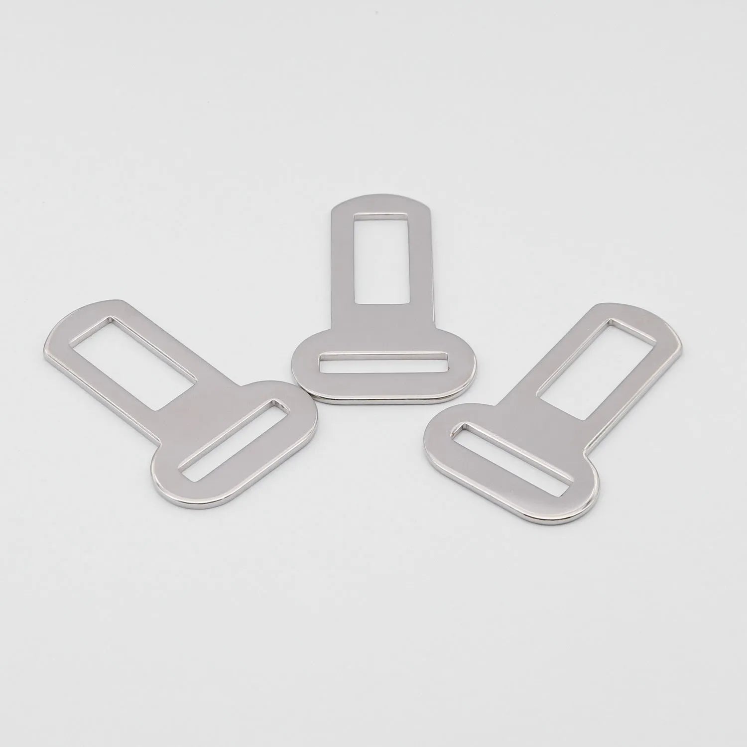 26mm silvery metal pet car safety buckle for vehicle travel restraint systems