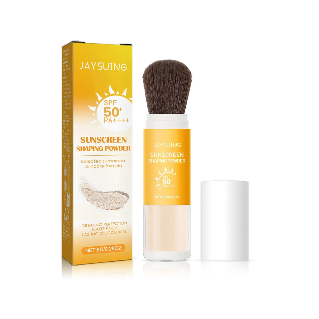 A jar of 8g setting powder for makeup oil control and finishing.