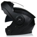 Battery grey full face motorcycle helmet with ABS construction shown in S/M/L/XL size options