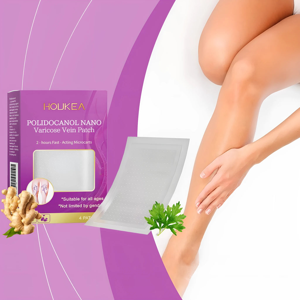Four microneedle patches for facial skincare with moxa leaf and ginger root ingredients