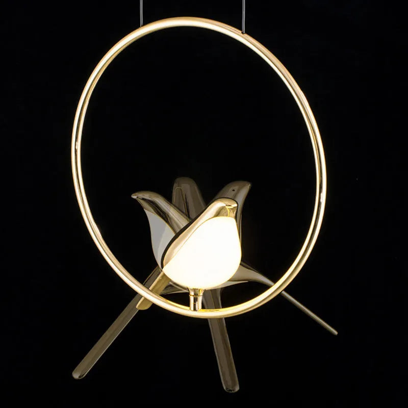 A long, vertical modern chandelier with a zinc alloy and acrylic design, hanging 150cm from the ceiling.