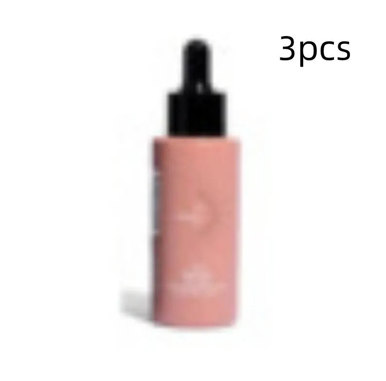 Black bottle containing matte sun tanning liquid drops and tanning flash cream set.