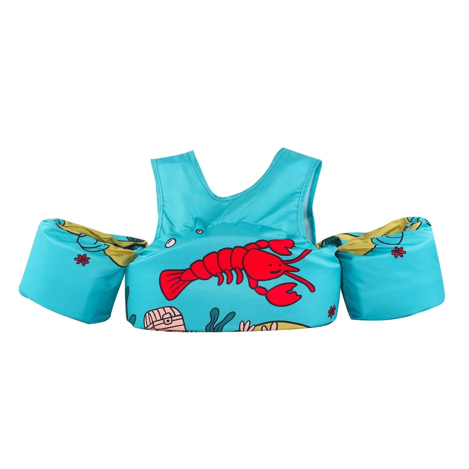 Children's inflatable arm swimming ring with cartoon designs for water safety